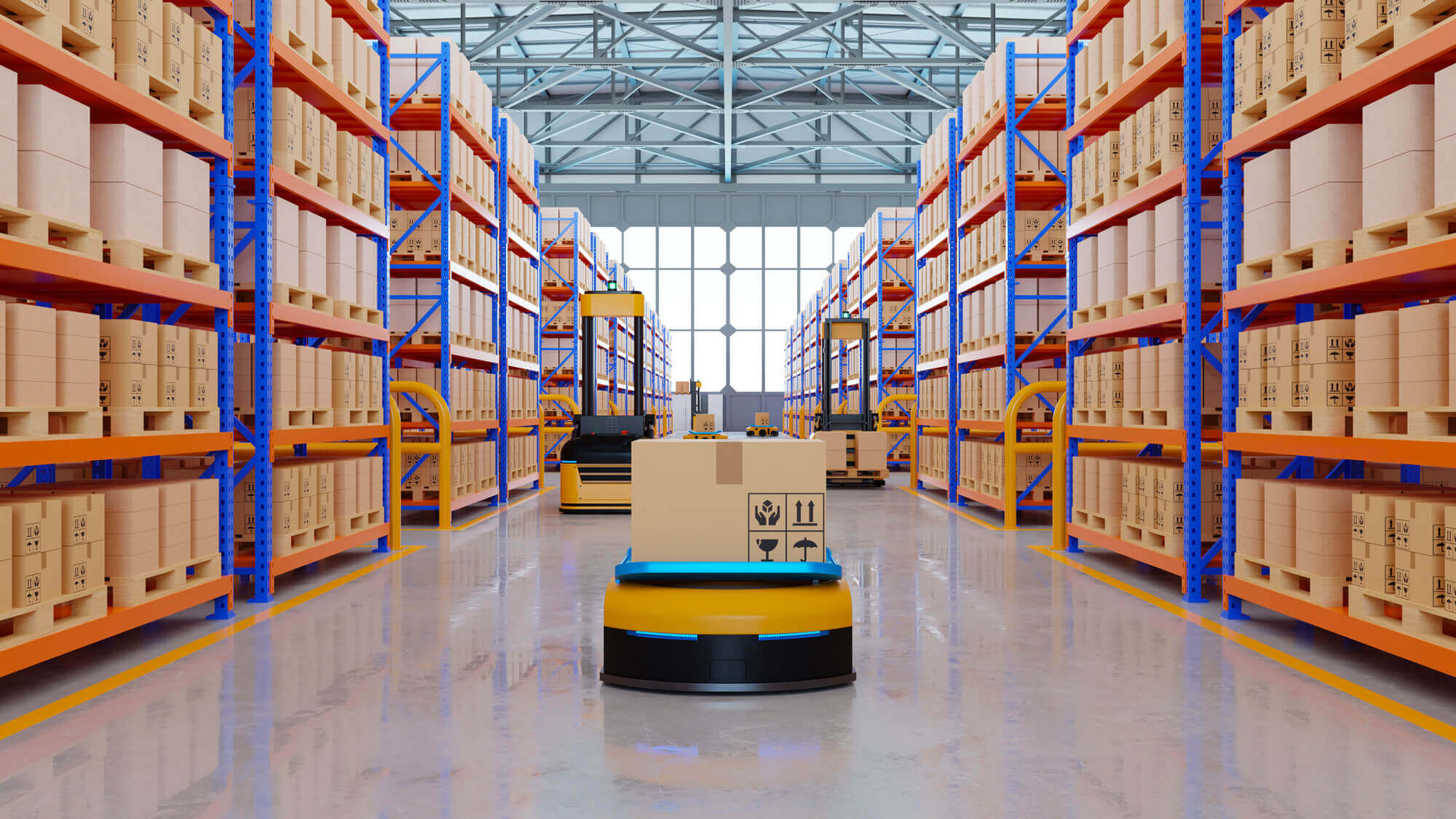 Ottimizzazione dei processi logistici tramite veicoli a guida automatica (AGV)